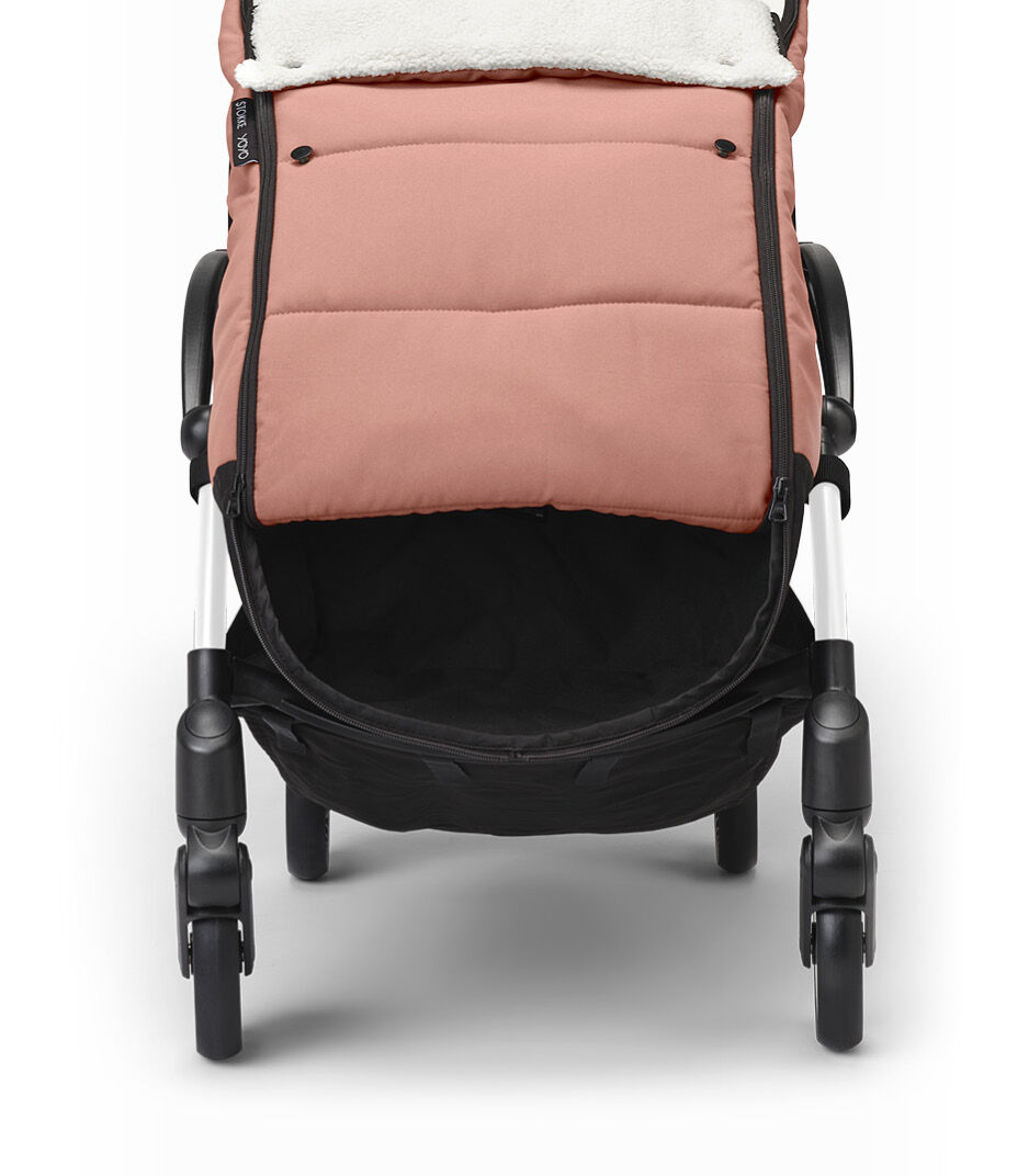 Stokke® YOYO3® 6+ Ginger. White Frame. Footmuff, detail. galery image 7